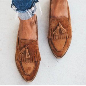 Miim | The Berlin Tassel Faux Suede Loafer Mules